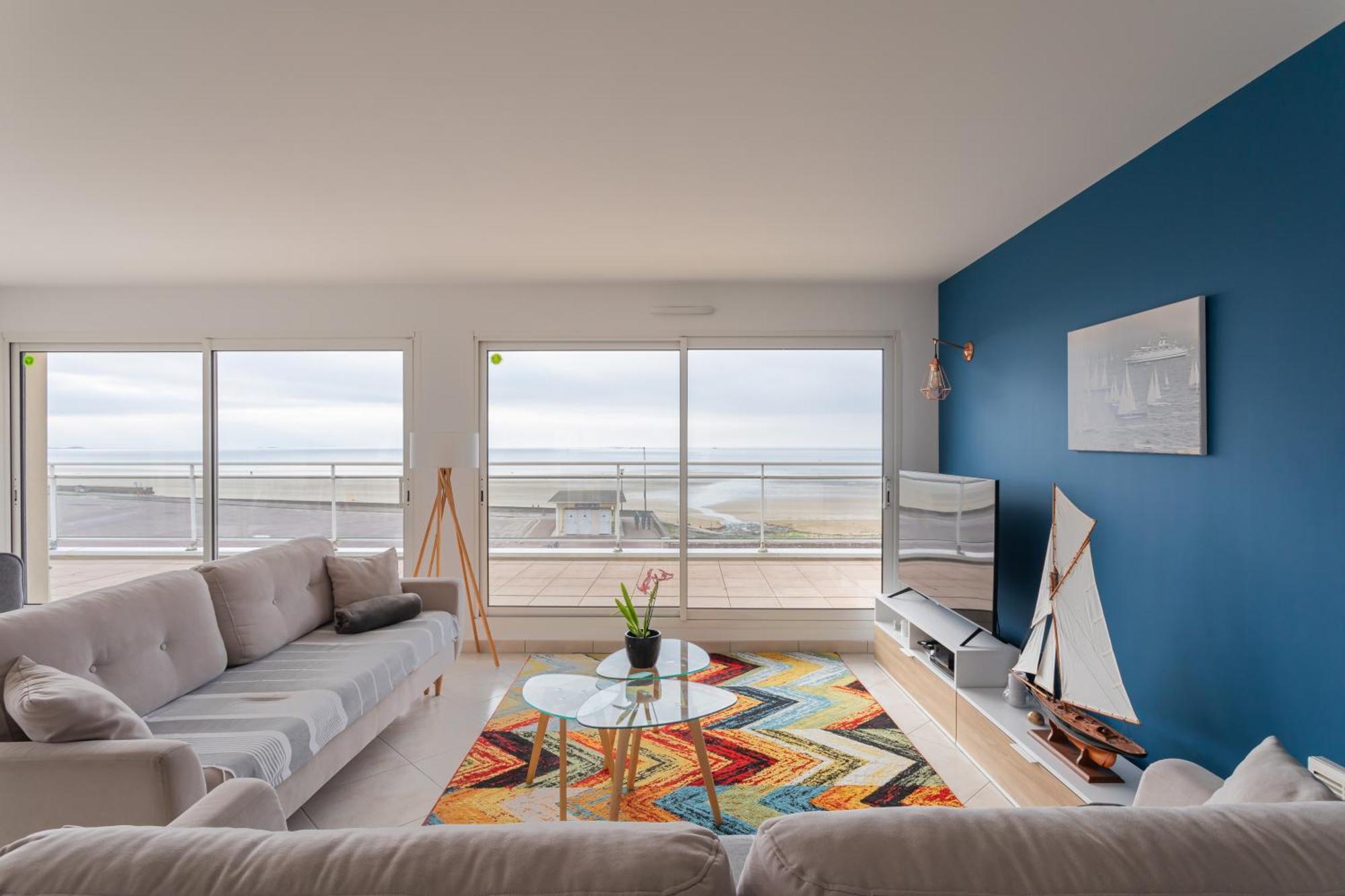 Glaz-Zen - Spacieux Appt Face A La Mer Erquy Exterior photo