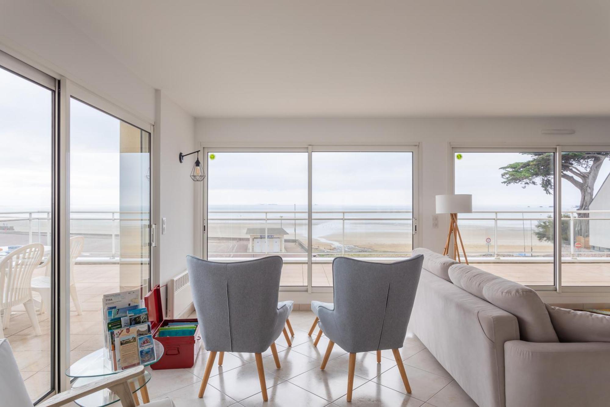 Glaz-Zen - Spacieux Appt Face A La Mer Erquy Exterior photo
