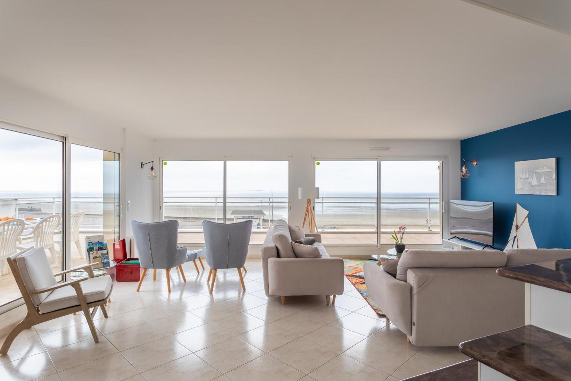 Glaz-Zen - Spacieux Appt Face A La Mer Erquy Exterior photo